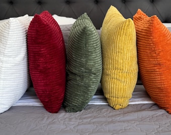 Super Soft Corduroy Pillows with pillow Inserts!!