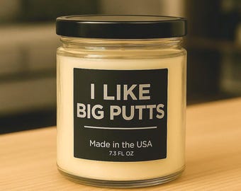 I Like Big Putts Candle