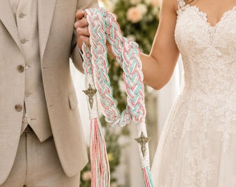 Personalized Handfasting Cord, Handmade Wedding Unity Cord, Meaningful Newlywed Gift for Bride and Groom