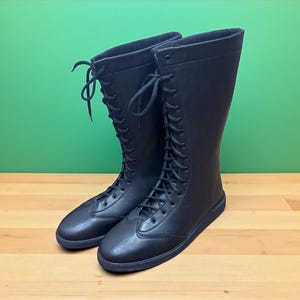 mens dress boots no laces Men's Slip-On Dress Boots-BRUNO MARC