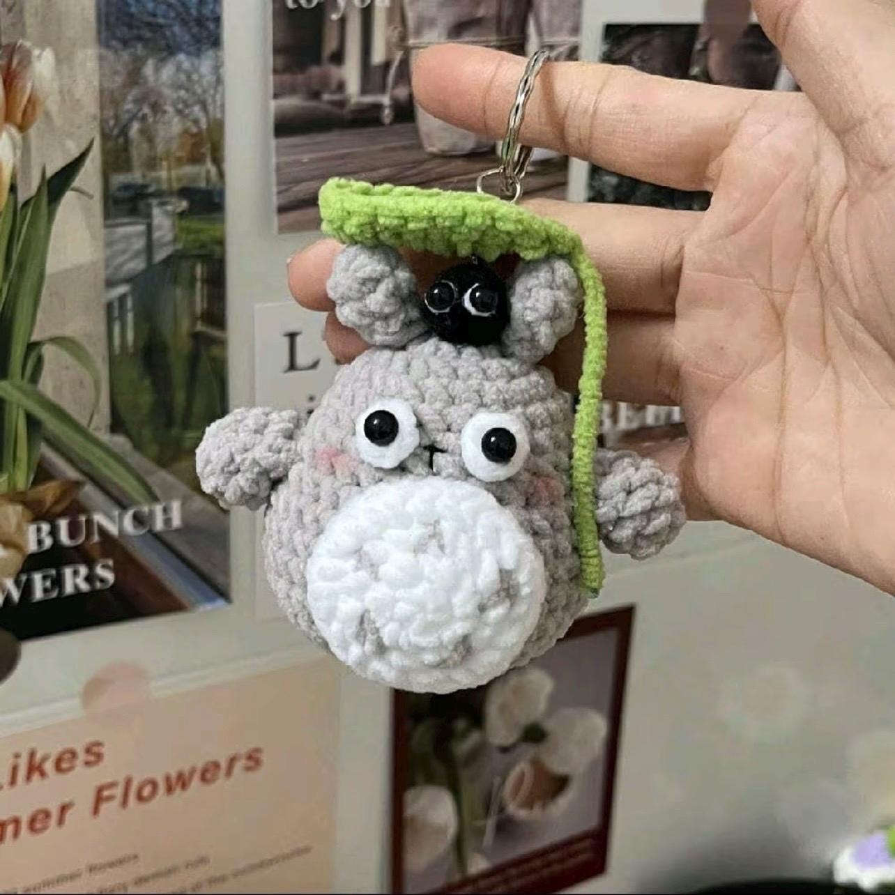 Totoro keychain crochet - Etsy 日本