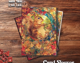 MTG Card Sleeves: Magical Night Squirrel High Quality Sleeves, Suitable for  All TCG Cards - Etsy