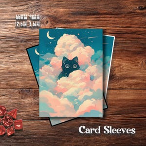 Premium MTG-hoezen, Dreamy Cat Night MTG-kaarthoezen, TCG-bescherming