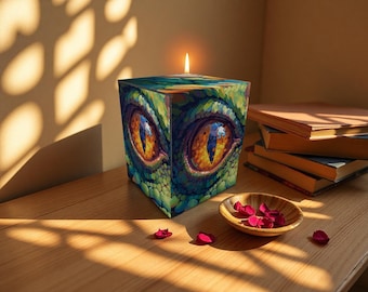 TCG Deck Box: Dragon's Fiery Eye, Adorable MTG Box For Your Deck