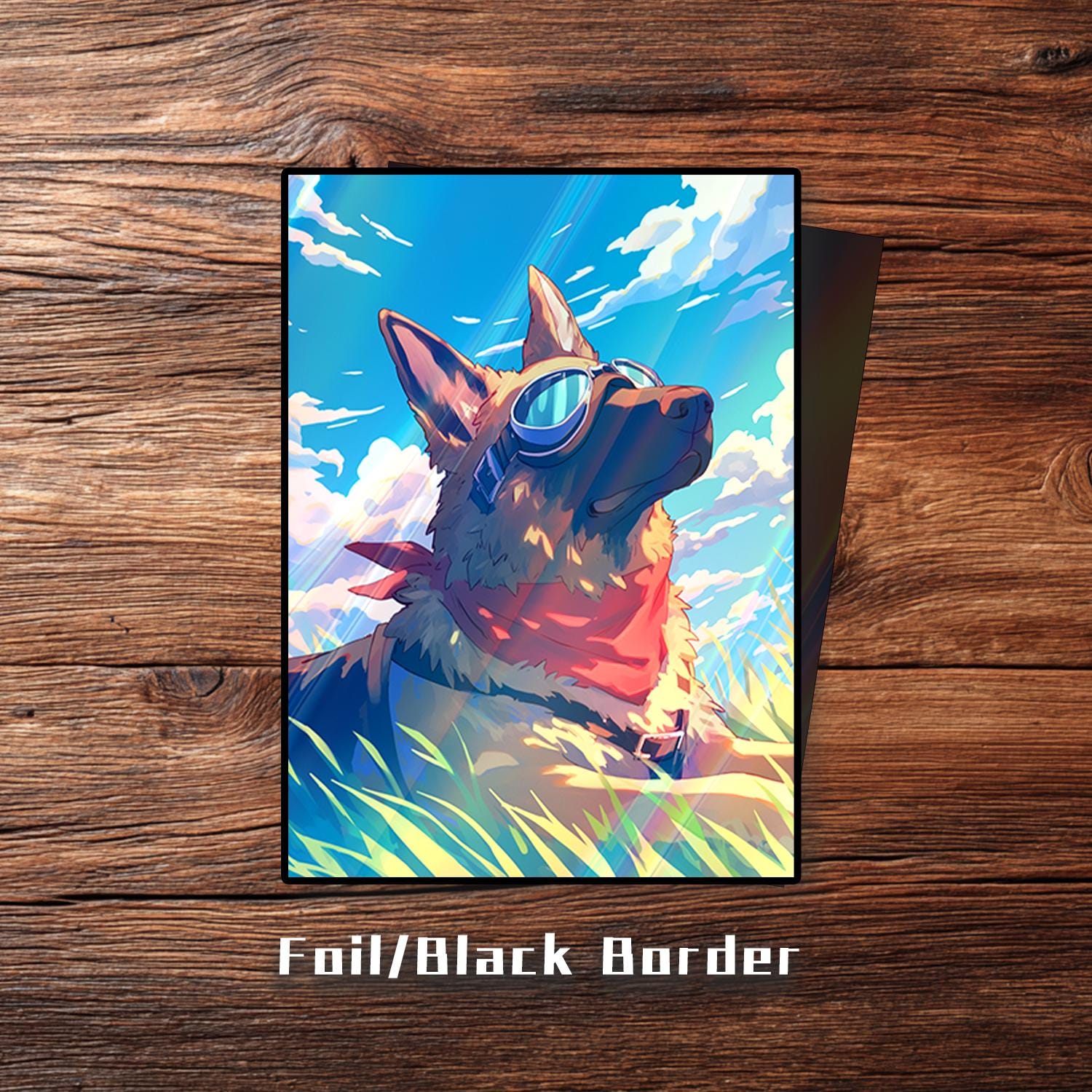 dog card sleeves Premium MTG Sleeves, Adventure Dog, TCG Card Sleeves – Protect Your Cards  With Superior Durability
