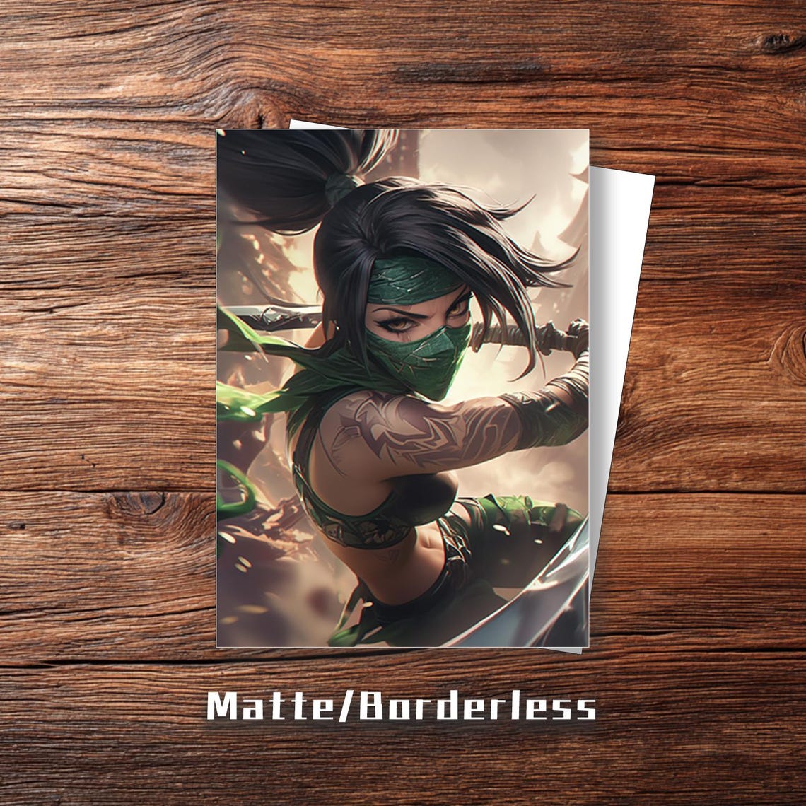 Riftbound Sleeves, Akali Dual Blade Assassin, TCG Card Sleeves ...