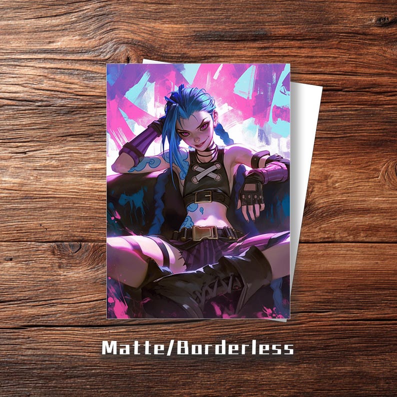 Riftbound Sleeves, Vibrant Jinx Rebel, TCG Card Sleeves – Protect Your ...