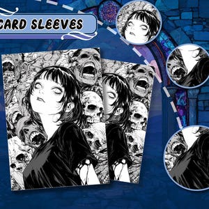 Premium MTG Kartenhüllen, Blick in den Wahnsinn, TKG Kartenhüllen - Schütze Deine Karten mit überragender Haltbarkeit