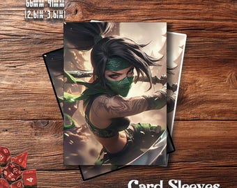 Riftbound Sleeves, Akali Dual Blade Assassin, TCG Card Sleeves ...