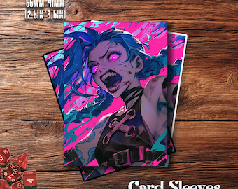 jinx card sleeves League of legends recommendation Whether youre protecting your standard cards (for example Riftbound Sleeves, Jinxs Glowing-Eye Rage,