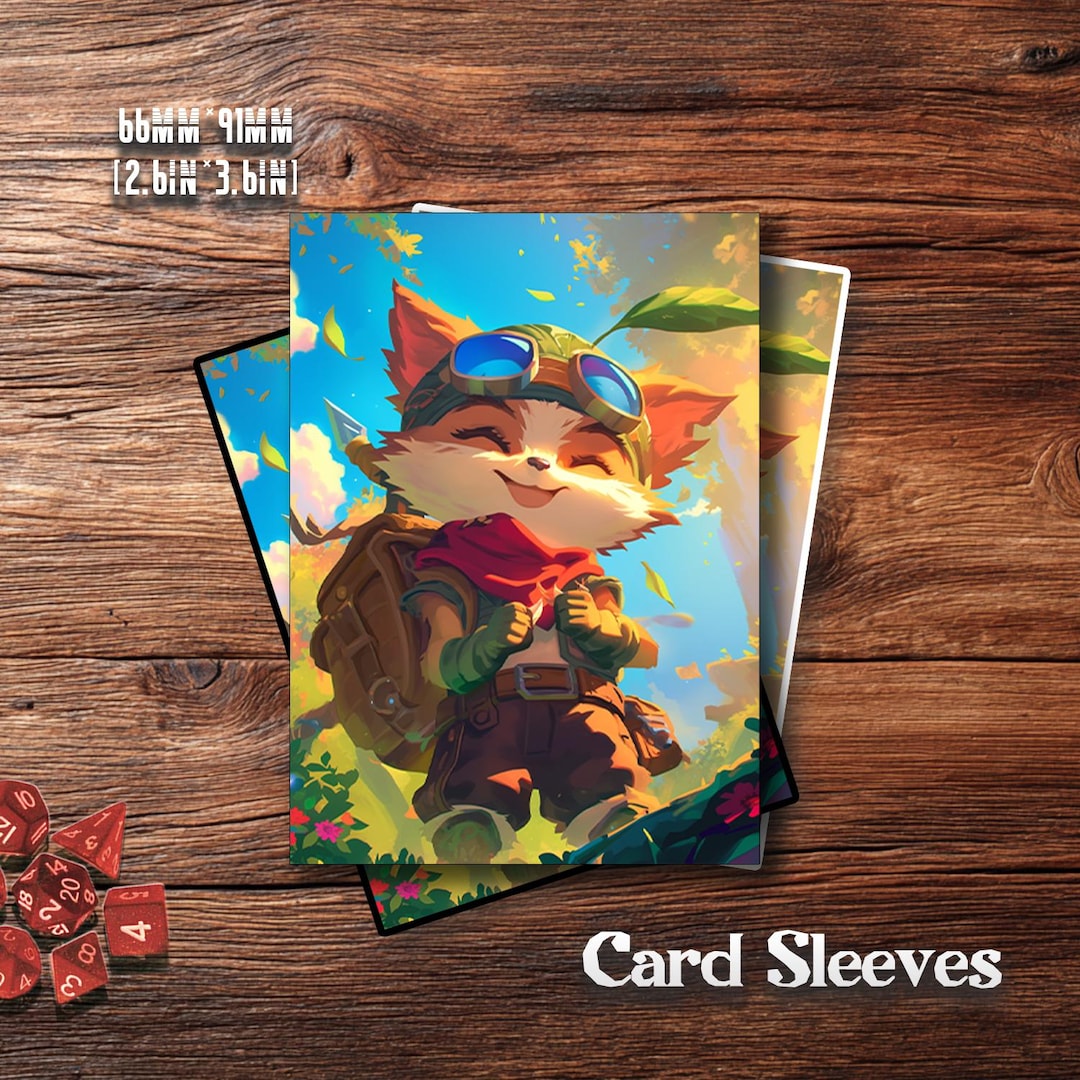 Riftbound Sleeves, Teemo Forest Adventure, TCG Card Sleeves – Protect ...