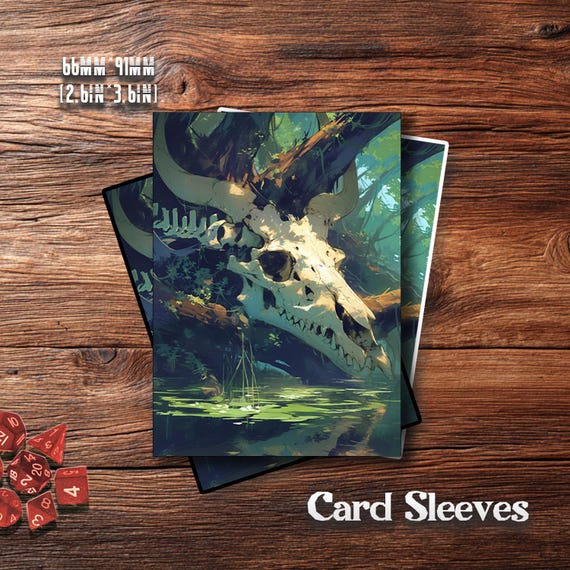 skull card sleeves then hand Tic Tac K.O. Cute vs.
