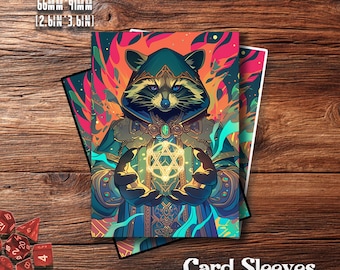 MTG Sleeves, TCG Card Sleeve Protector, Raccoon Sorcerer Themed Themed Card  Sleeve, Trading Card Sleeves, Gifts for Gamers - Etsy Canada
