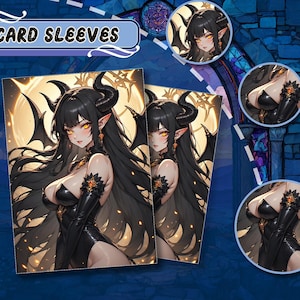 Premium-MTG-Kartenhüllen, TKG-Kartenhüllen, Demonic Fantasy Beauty - Schütze deine Karten mit überragender Haltbarkeit