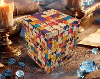 TCG Deck Box: Colorful Guinea Pals – MTG Commander Storage for Magic Cards