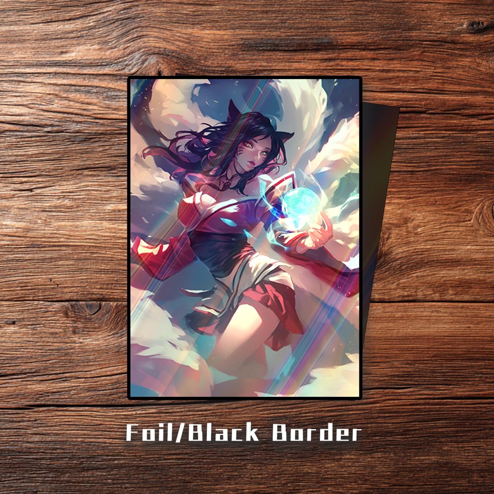 Riftbound Sleeves, Nine-tails Ahri, TCG Card Sleeves – Protect Your ...