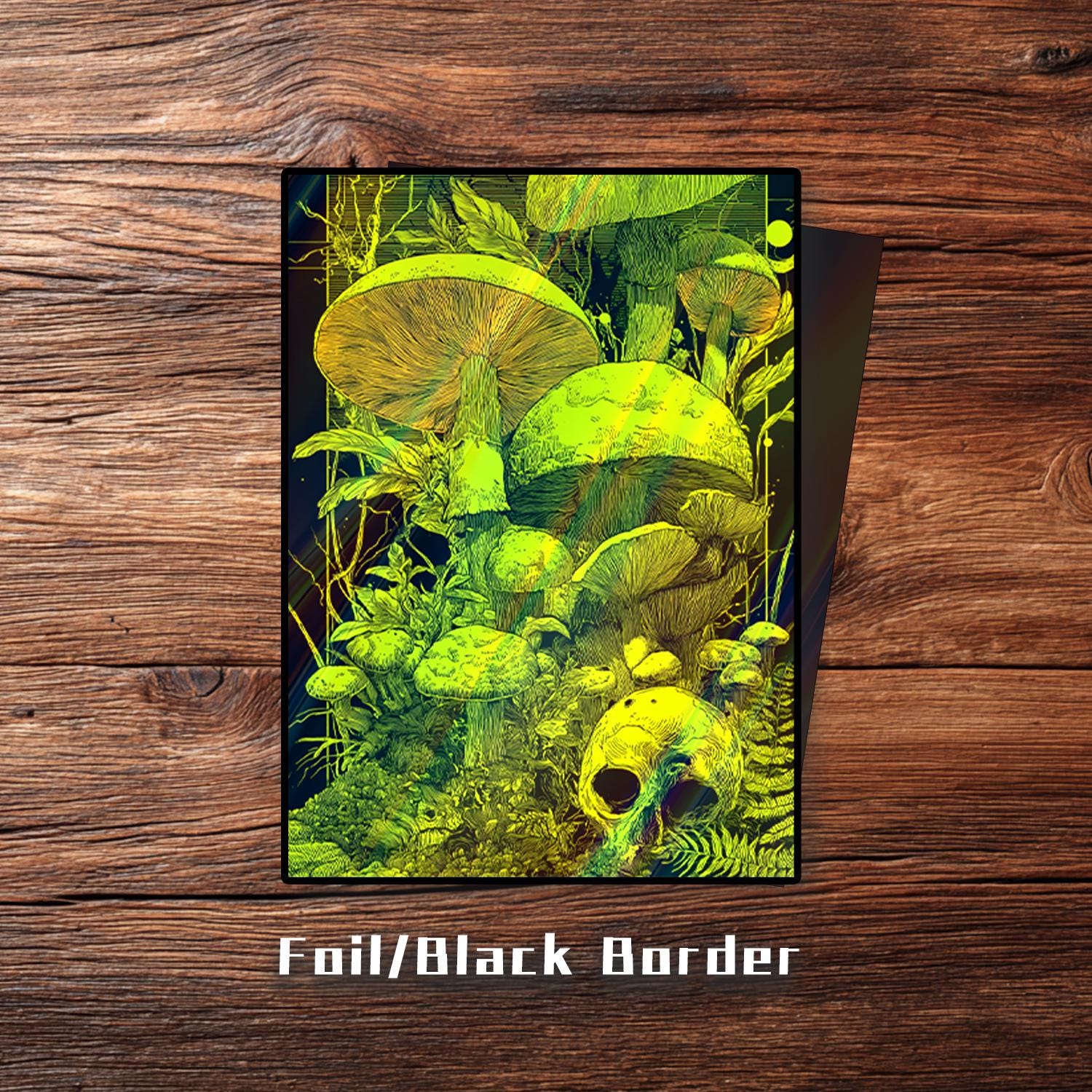 mushroom card sleeves Premium MTG Sleeves, Dark Fantasy Mushroom Art, TCG Card Sleeves – Protect  Your Cards with Superior Durability