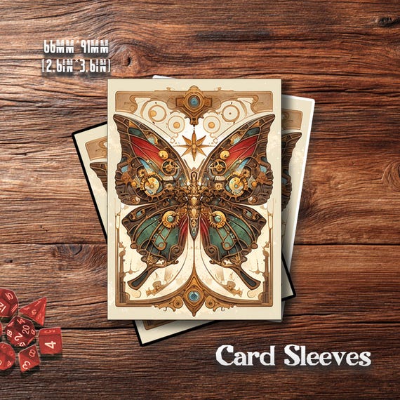 Premium MTG Sleeves, Steampunk Butterfly Art, TCG Card Sleeves  Protect  Your Cards With Superior Durability - Etsy Australia