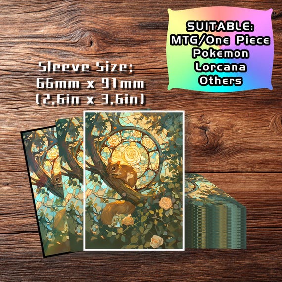 squirrel card sleeves Squirrel Sleeves - Realm Guard MTG Sleeves