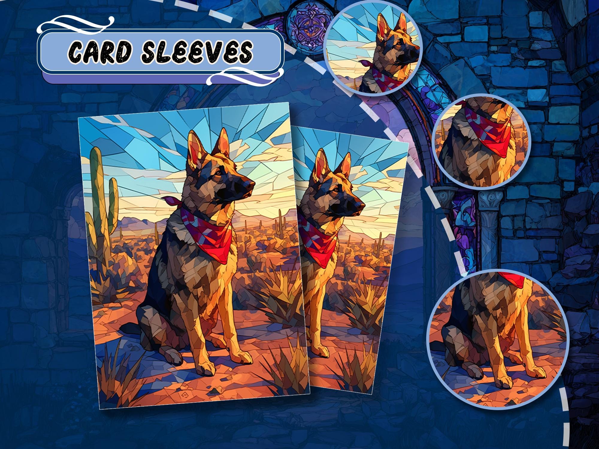 dog card sleeves Legion Supplies MAT042 Mat Puppy Luvin 50 : Toys & Games Play in style at your next casual Deck Box with 100 Blue