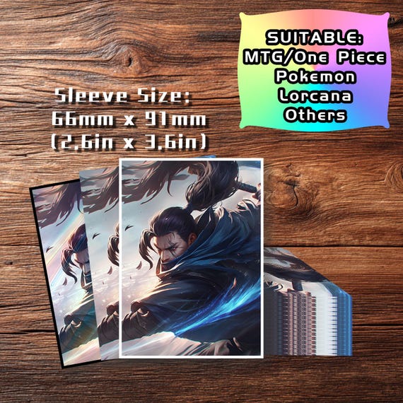 justice league card sleeves Riftbound Sleeves, Yasuo Ronin Wind, TCG – Protect Your Cards With Superior Durability Standard Size) are the ultimate tribute to the Dark Knight Dragon Shield | Matte Art