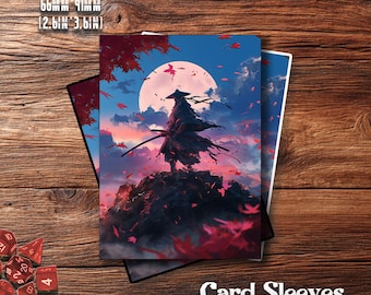what are card sleeves made of Dragon Shield: Samurai Matte Dual Art Sleeves - Standard Size (100)