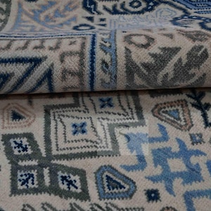 Oushak Rug Hand Knotted 8x10, 9x12, 10x14, Wool Traditional And Vintage Antique Oushak Wool Area Rug For Living Room Rug