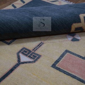Oushak Rug Hand Knotted 8x10, 9x12, 10x14, Wool Traditional And Vintage Antique Oushak Wool Area Rug For Living Room Rug