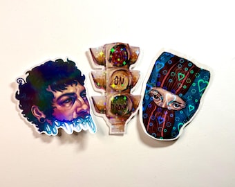 Adesivos holográficos à prova d'água do Twenty One Pilots
