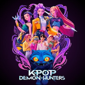 Kpop Huntrix PNG, Saja Girls Anime Clipart, Demon Hunter Sublimation Design, Kpop Merch Clipart, Kpop Movie Shirt, Digital Shirt Download
