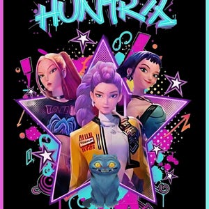 Kpop Huntrix PNG, Saja Girls Anime Clipart, Girl Dinner PNG, Demon Hunter Sublimation Design, K-pop  Fan Art Shirt, Digital Shirt Download