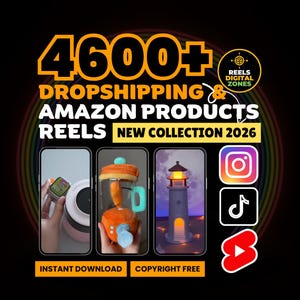 4600+ Dropshipping & Amazon Products Reels Bundle: Ny Affiliate Reels-kollektion 2026