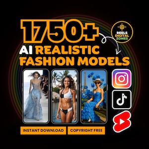1750+ AI-modellvideor: Catwalk, Streetwear, Influencer-innehåll