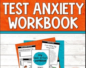 Test Anxiety Workbook for Elementary Counseling - Study Skills Activities