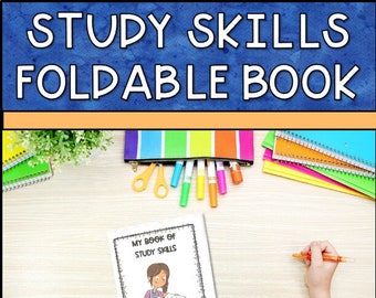 Study Skills and Test Prep Foldable Mini Book for Upper Elementary