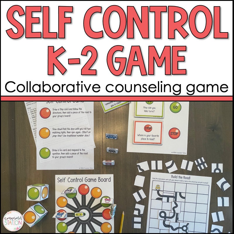 Discipline Game Self Control & Self Regulation Skills Collaborative Board Game K-2 ...