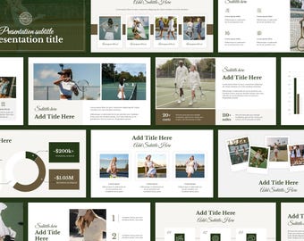 Old Money Minimalist Presentation Template (PowerPoint, Google Slides, Canva Pitch Deck)
