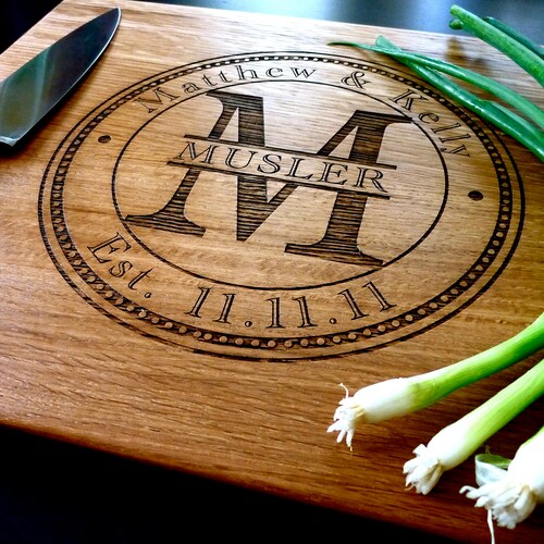 Personalized Cutting Board Engraved Custom Cutting Board Etsy