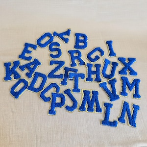 Chenille letter iron on patch, Letters Chenille Embroidered Iron On Patch, DIy Alphabet Patches For Clothing Bag, Chenille letter patch A-Z