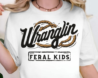 Feral Kids Raccoon png Wild Child Funny png Cute Trash Panda Kids Shirt Design Rustic Feral Humor png Digital Download