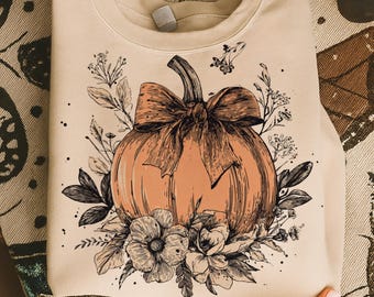 Calabaza floral bohemia png, Calabaza de otoño png, Sublimación de Acción de Gracias png, Otoño png, Diseño de camiseta de otoño lindo, Encaje bohemio png, Clipart de calabaza