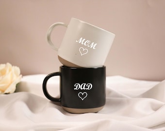 Custom Pottery Coffee Mug for Mom/Dad/Husband