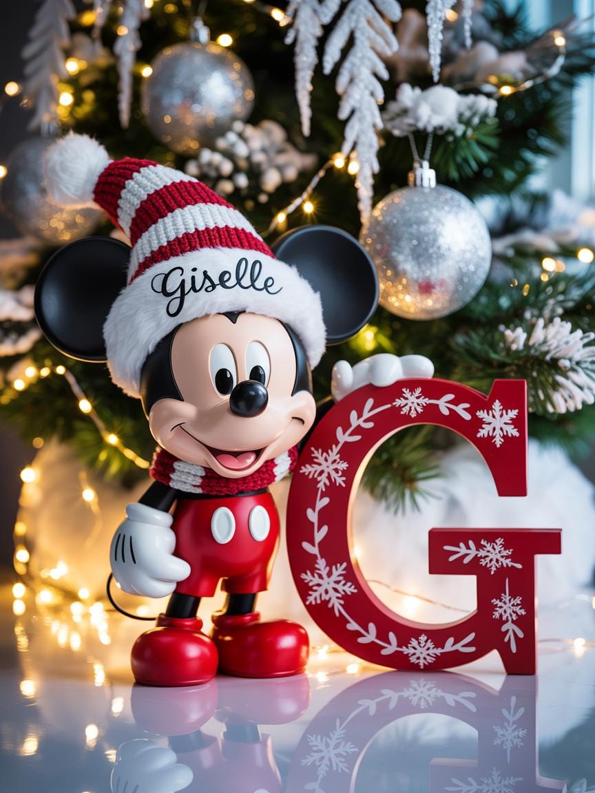 Minnie Mouse Christmas Tree Topper - Etsy