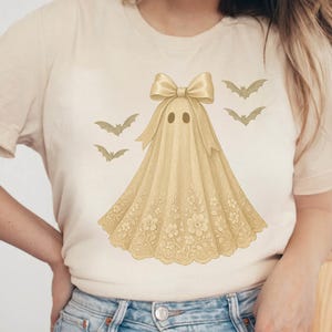 Lace Bow Ghost Png, Cute Halloween Sublimation Png, Boo In Boojee Png, Girly Spooky Png, Halloween Ghost Png, Stylish Boo Png, Trendy Ghost