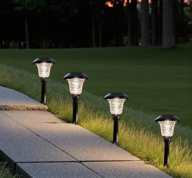 Solar-Spiral-Lichter Set – Warmweiß, Automatisches Ein-/Ausschalten, Für Garten, Terrasse, Dekoration
