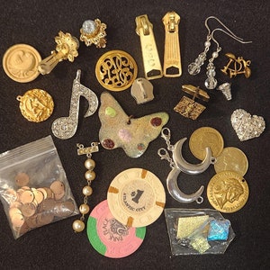 Destash Jewelry Lot ~ Vintage Jewelry ~ Repurpose Jewelry Lot ~ Jewelry Bundle ~ Junk Jewelry ~ Old Jewelry Lot #178