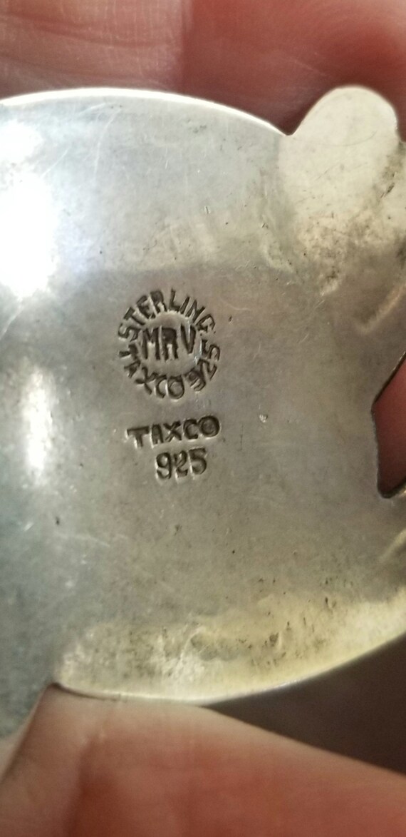 Vintage Taxco Mexico Bracelet ~ Amethyst ~ 925 Si… - image 9