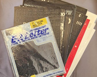 EUROSTILE BOLD (60pt/48pt/36pt/24pt/20pt/16pt) Letraset ビンテージ