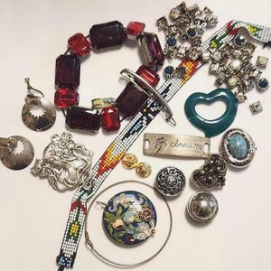 Destash Jewelry Lot ~ Vintage Jewelry ~ Repurpose Jewelry Lot ~ Jewelry Bundle ~ Old Jewelry Lot #185