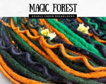 Handmade Double Ended Dreadlocks – Boho Synthetic Hair Extensions